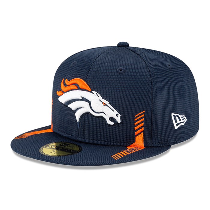 Denver Broncos NFL Sideline Home 59FIFTY Lippis Laivastonsininen - New Era Lippikset Halpa hinta FI-098652